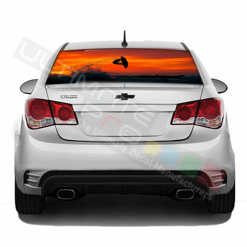 Surf Perforated decal Chevrolet Cruz graphics vinyl 2009-Present