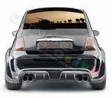 Army graphics Perforated Decals Fiat 500 Abarth 2007 - Present