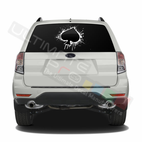 Ace graphics Perforated Decals Subaru Forester 2012 - Present