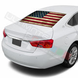 US Flag Perforated decal Chevrolet Impala graphics vinyl 2015-Present