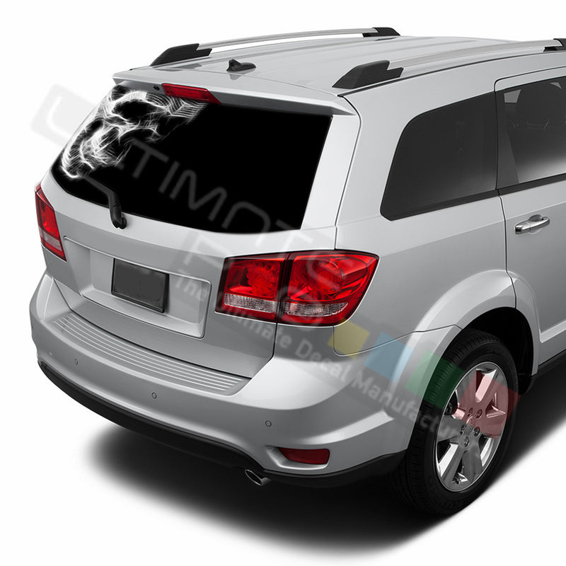 Skull graphics Perforated Decals Dodge Journey 2009 - Present