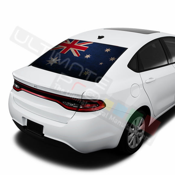 Australian graphics Perforated Decals Dodge Dart 2015 - Present