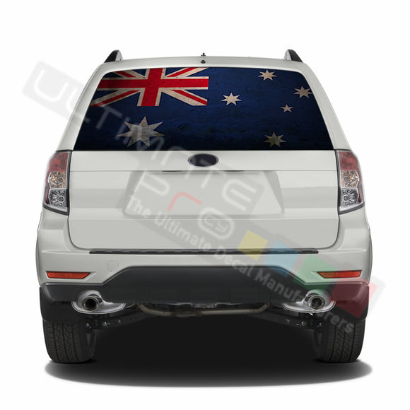 Australian graphics Perforated Decals Subaru Forester 2012 - Present