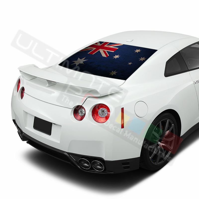 Australian graphics Perforated Decals Nissan GT-R R35 2007-Present