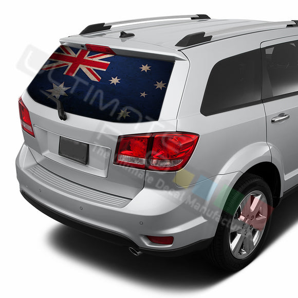 Australia graphics Perforated Decals Dodge Journey 2009 - Present