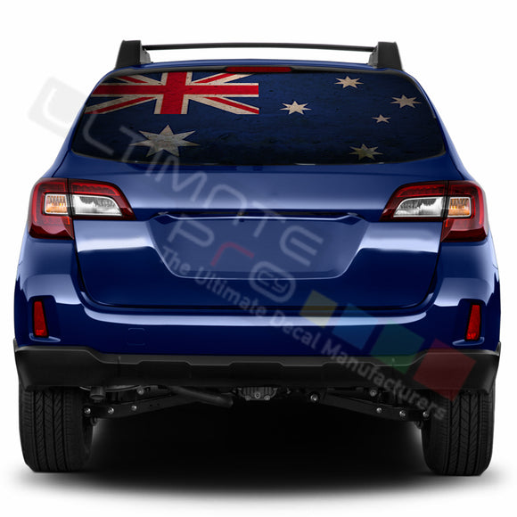 Australian Perforated Decals stickers compatible with Subaru Outback