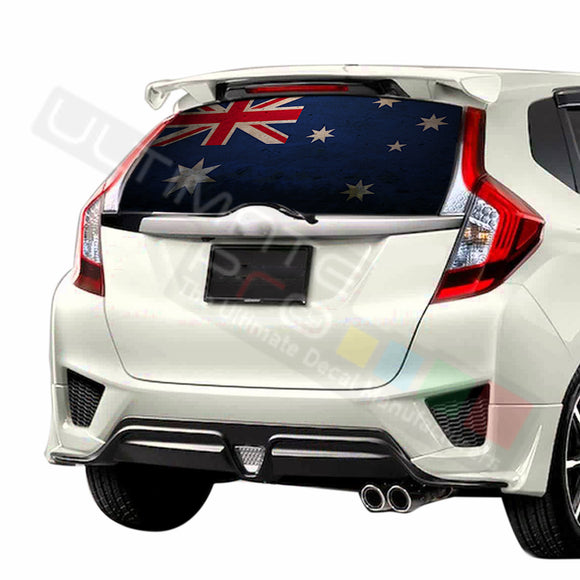 Australian Perforated Decals stickers compatible with Honda Fit