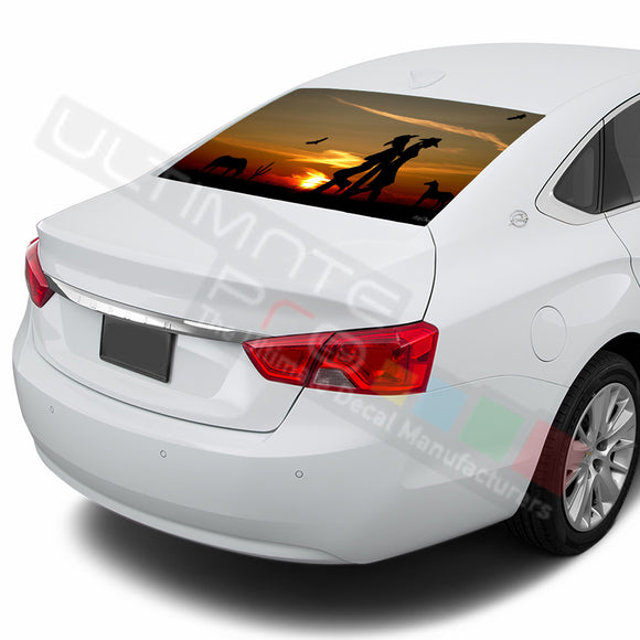 West Perforated decal Chevrolet Impala graphics vinyl 2015-Present