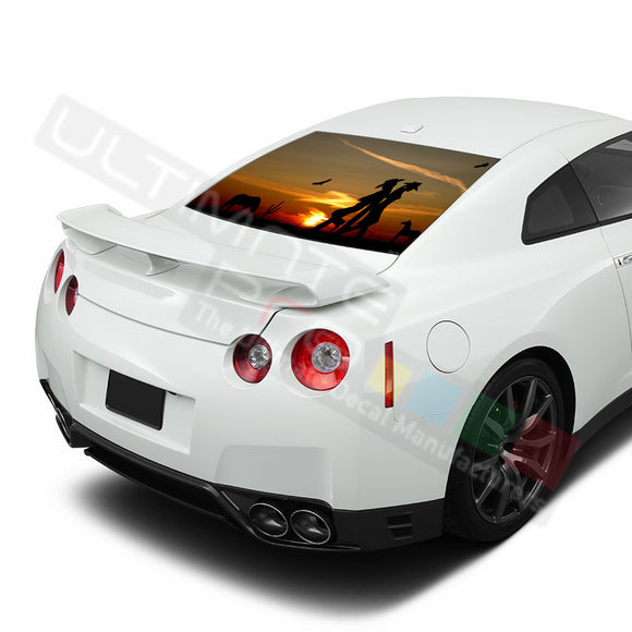 West graphics Perforated Decals Nissan GT-R R35 2007-Present