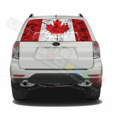 Canada graphics Perforated Decals Subaru Forester 2012 - Present