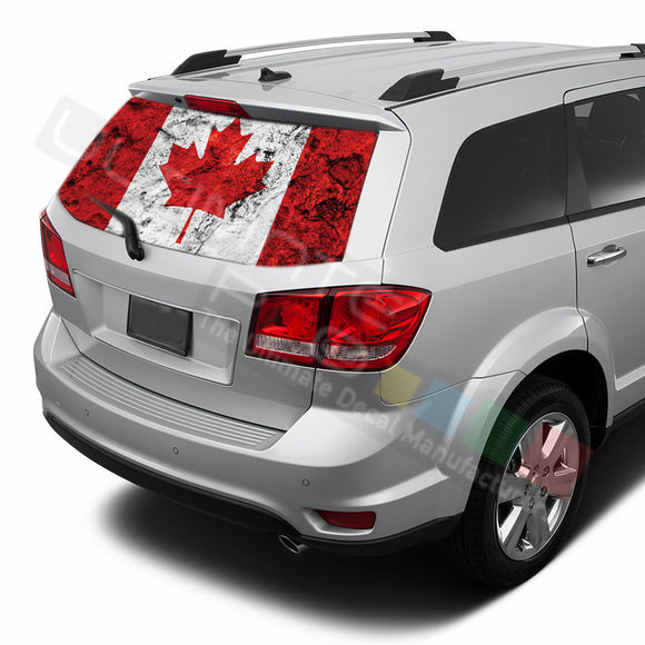 Canada graphics Perforated Decals Dodge Journey 2009 - Present