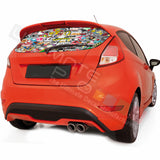 Bomb Skin graphics Perforated Decals Ford Fiesta 2008-Present