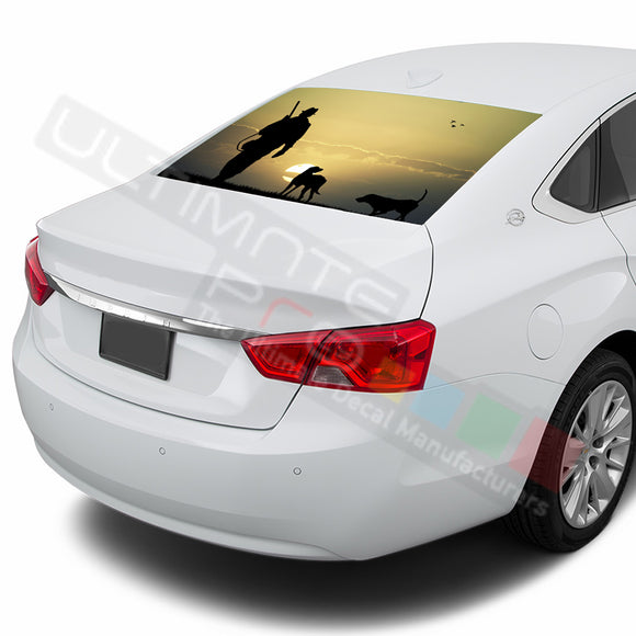 Hunting Perforated decal Chevrolet Impala graphics vinyl 2015-Present