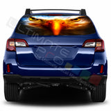 Eagle Perforated Decals stickers compatible with Subaru Outback