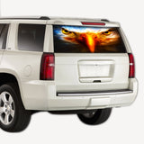 Perforate Eagle Eyes graphics, vinyl design for Chevrolet Tahoe decal 2008 - Present