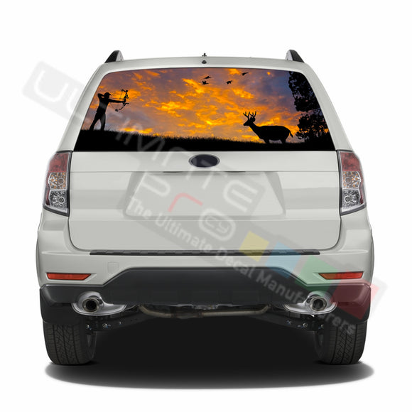 Hunting graphics Perforated Decals Subaru Forester 2012 - Present