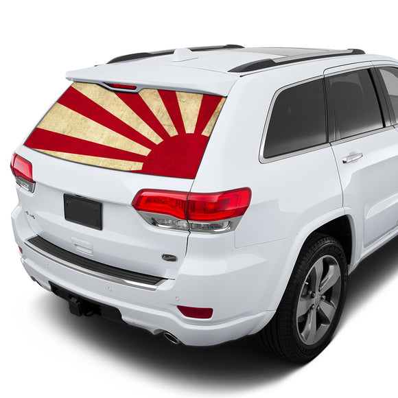 Japan Sun Perforated for Jeep Grand Cherokee decal 2011 - Present
