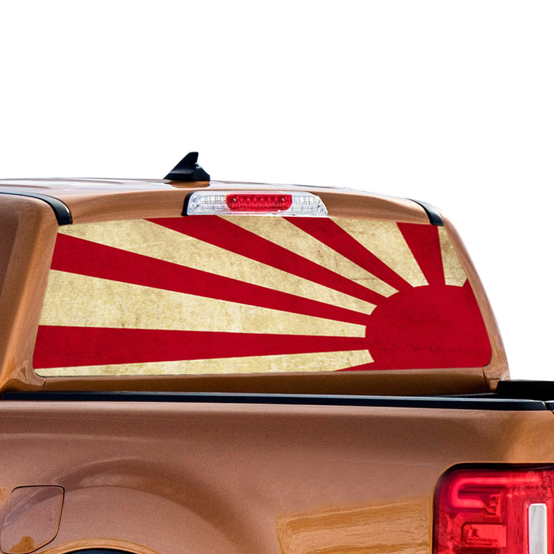 Japan Sun Perforated for Ford Ranger decal 2010 - Present