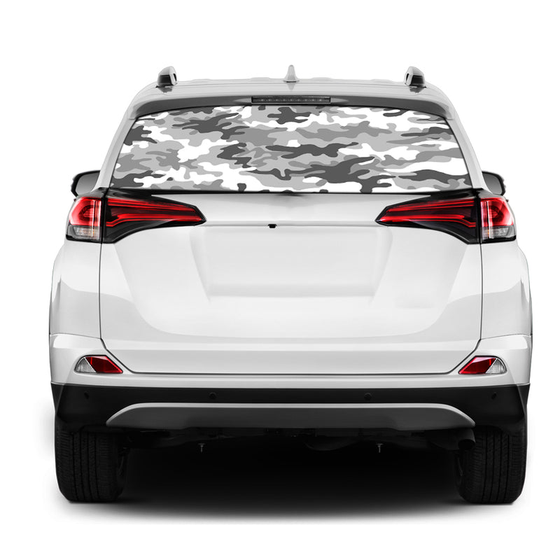 Army Rear Window Perforated for Toyota RAV4 decal 2013 - Present