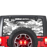 White Army Perforated for Jeep Wrangler JL, JK decal 2007 - Present