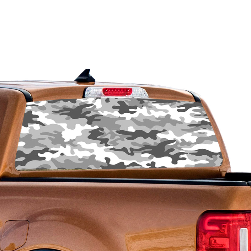 White Army Perforated for Ford Ranger decal 2010 - Present