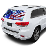 USA Stars Perforated for Jeep Grand Cherokee decal 2011 - Present