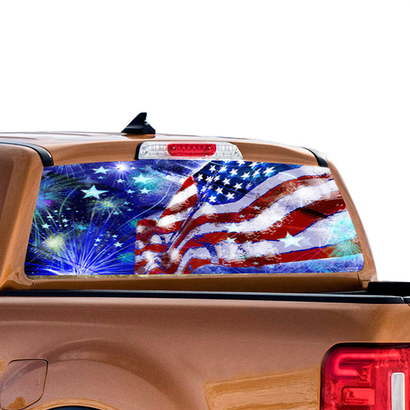 USA Stars Perforated for Ford Ranger decal 2010 - Present
