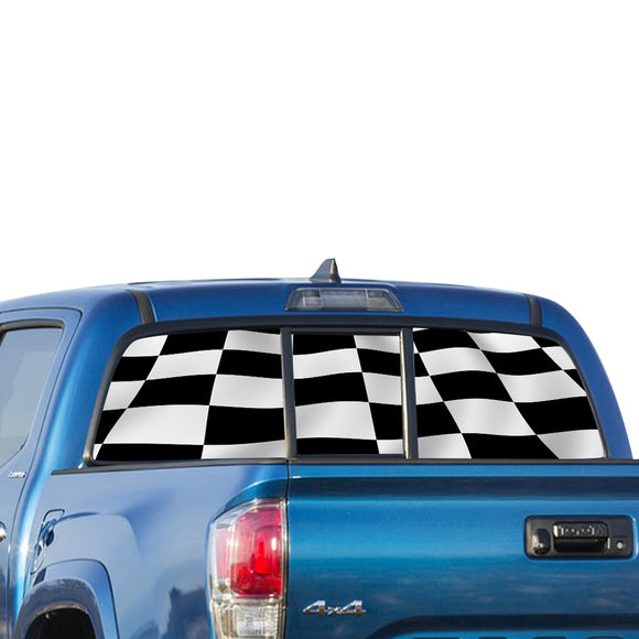 Fishing Perforated for Toyota Tacoma decal 2009 - Present
