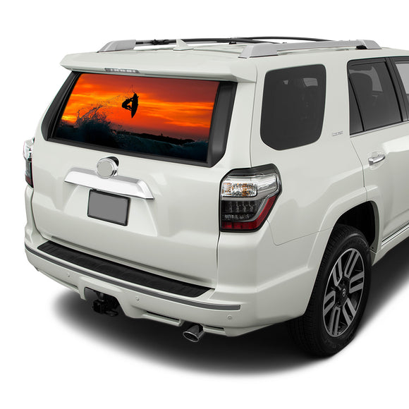 Surfing Perforated for Toyota 4Runner decal 2009 - Present