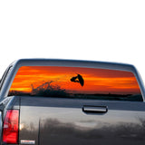Surfing Perforated for GMC Sierra decal 2014 - Present