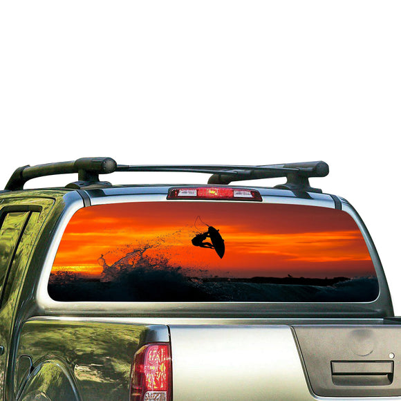 Surfing Perforated for Nissan Frontier decal 2004 - Present