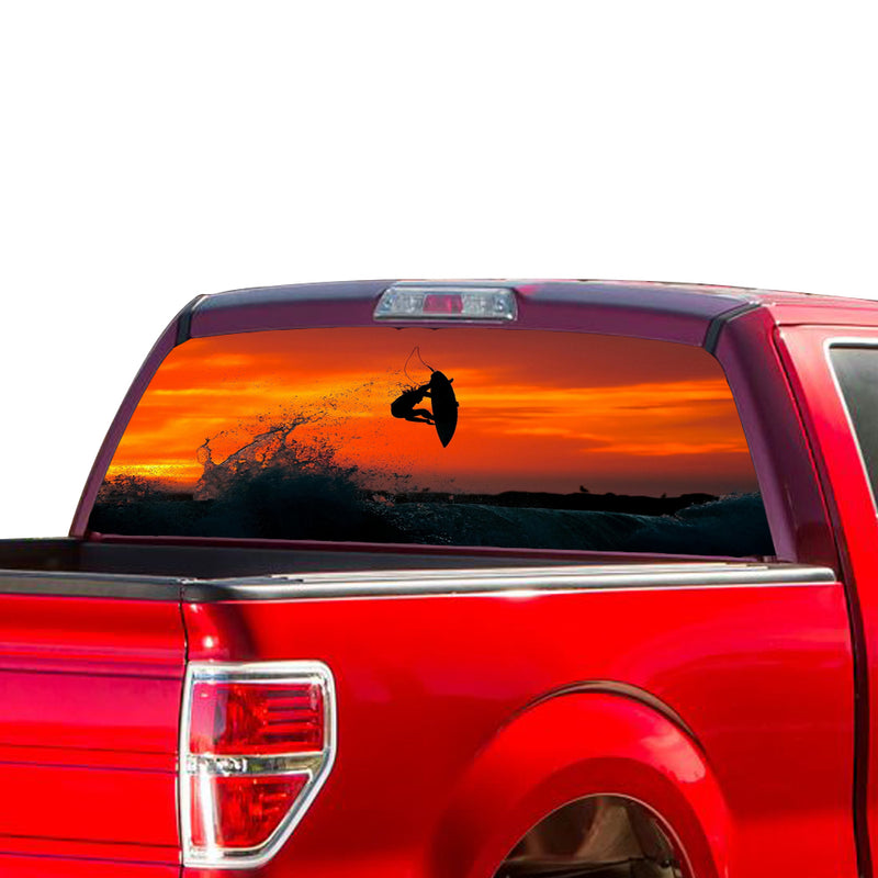 Surfing Perforated for Ford F150 Decal 2015 - Present