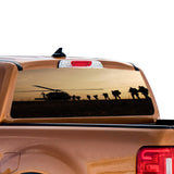 Army Helicopter Perforated for Ford Ranger decal 2010 - Present