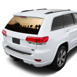 Army Helicopter Perforated for Jeep Grand Cherokee decal 2011 - Present