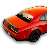 Helicopter Perforated for Dodge Challenger decal 2008 - Present