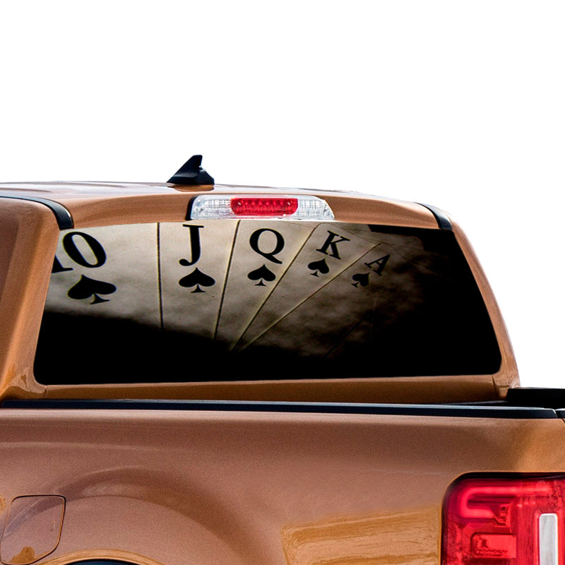 Play Cards Perforated for Ford Ranger decal 2010 - Present