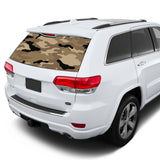 Brown Army Perforated for Jeep Grand Cherokee decal 2011 - Present