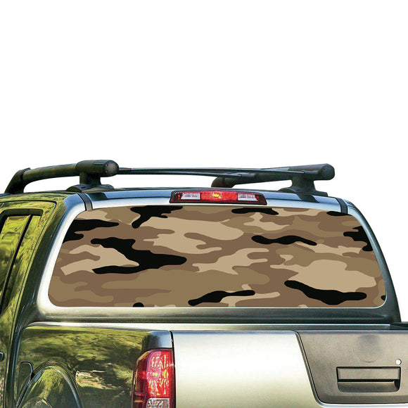 Army 3 Perforated for Nissan Frontier decal 2004 - Present