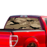 Brown Camouflash Perforated for Ford F150 Decal 2015 - Present