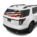 USA Rear Window Perforated For Ford Explorer Decal 2011 - Present