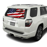 USA Flag Perforated for Toyota 4Runner decal 2009 - Present