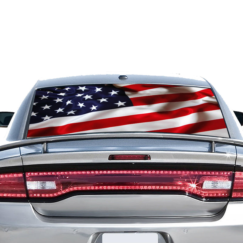 USA Flag Perforated for Dodge Charger 2011 - Present