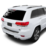 Half Skull Perforated for Jeep Grand Cherokee decal 2011 - Present