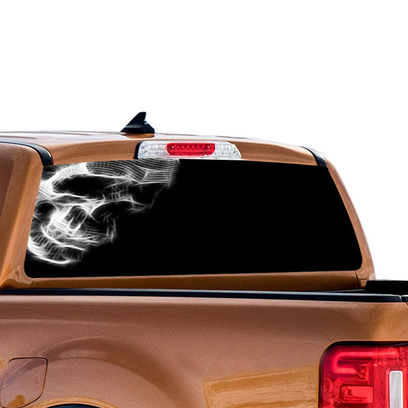 Half Skull Perforated for Ford Ranger decal 2010 - Present