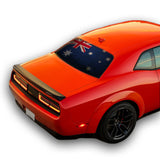 Australia Flag Perforated for Dodge Challenger decal 2008 - Present