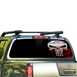 Punisher Perforated for Nissan Frontier decal 2004 - Present