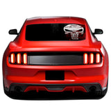 Punisher Perforated Sticker for Ford Mustang decal 2015 - Present
