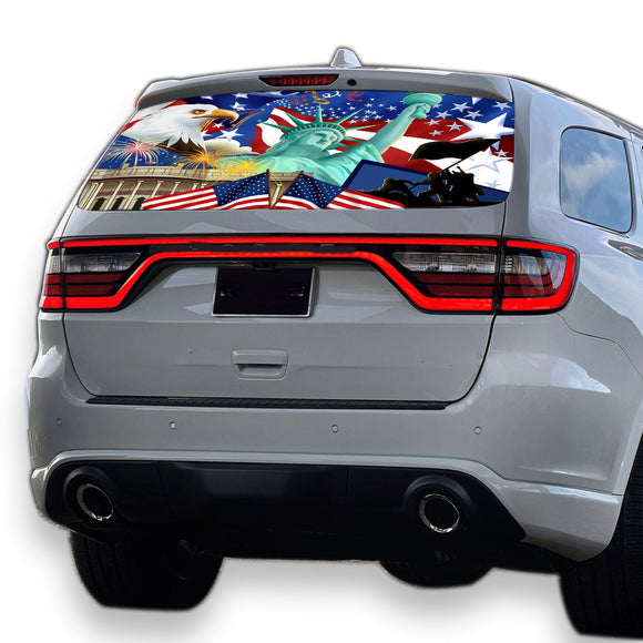 New York Perforated for Dodge Durango decal 2012 - Present