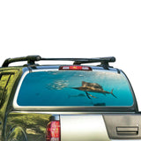 Fishing 4 Perforated for Nissan Frontier decal 2004 - Present