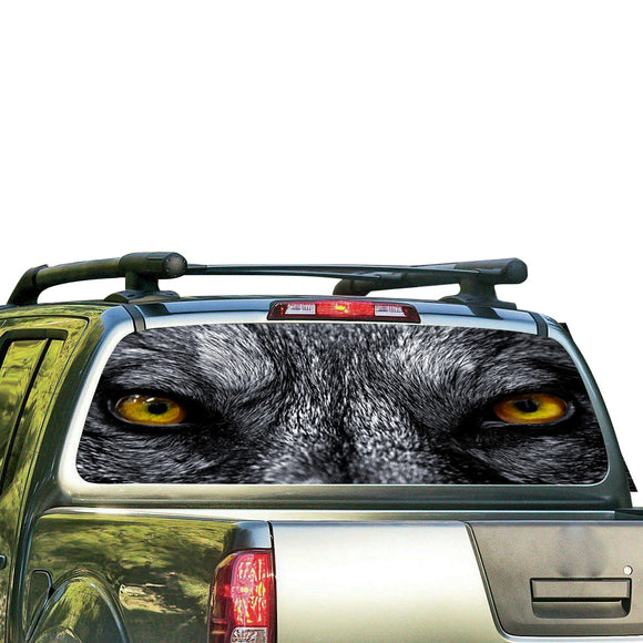 Wolf Eyes Perforated for Nissan Frontier decal 2004 - Present